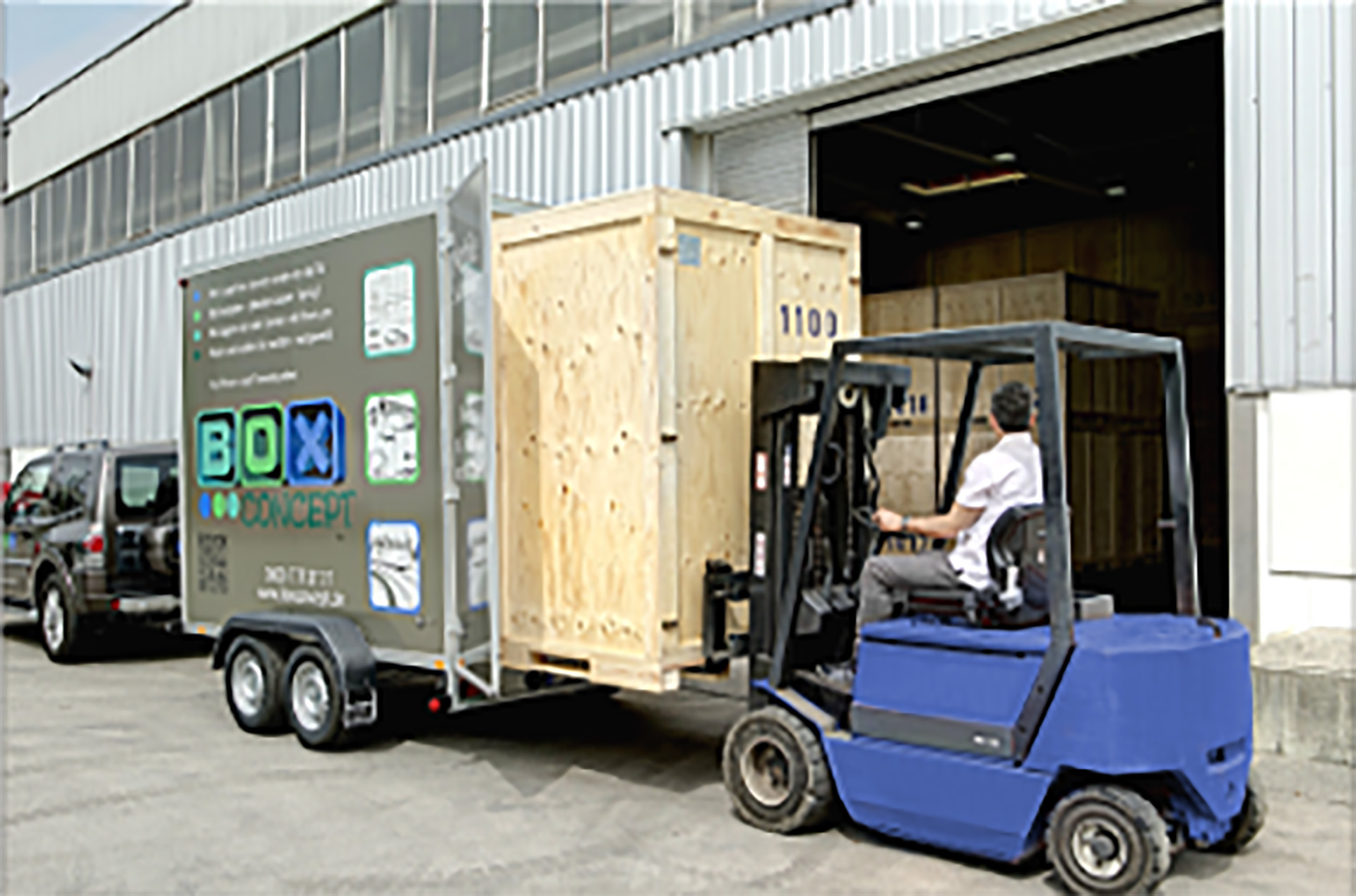 Ihre Einlagerung mit Abholung und Lieferung mit BoxConcept